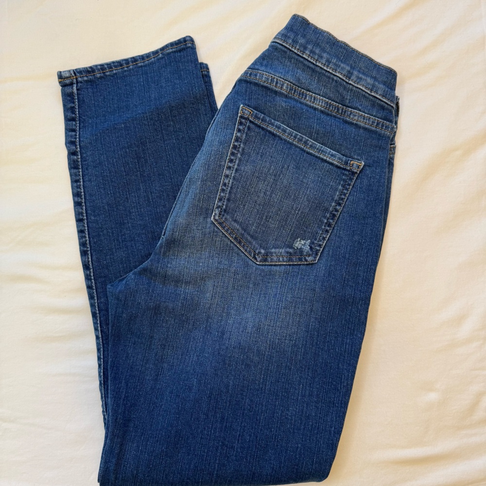 Banana Republic Curvy Girlfriend Mid-Rise Blue Women's Jeans 5-Pocket Sz: 28/6 - Picture 2 of 11